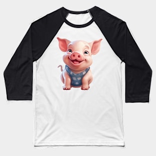 Baby Pig Baseball T-Shirt